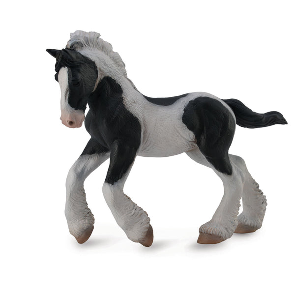 Breyer CollectA Black & White Piebald Gypsy Foal